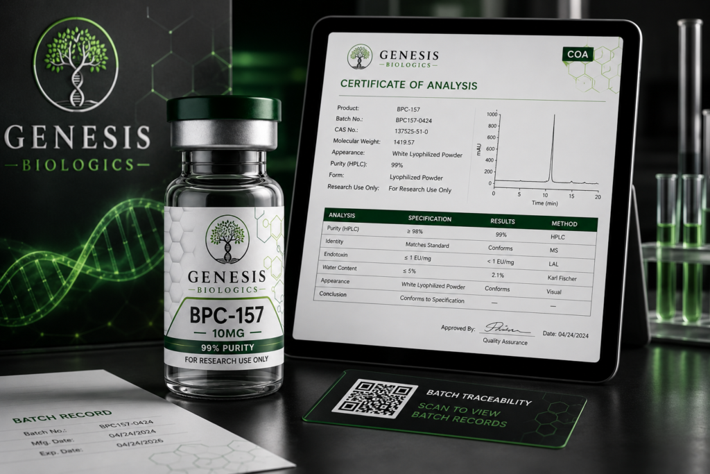 Genesis Biologics laboratory presentation